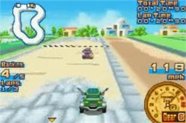 In game image of Road Trip: Shifting Gears on the Nintendo Game Boy Advance.