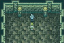 In game image of Robopon 2 - Cross Version on the Nintendo Game Boy Advance.
