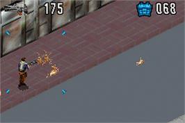 In game image of Sound Of Thunder, A on the Nintendo Game Boy Advance.
