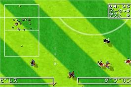 In game image of Star Soldier on the Nintendo Game Boy Advance.