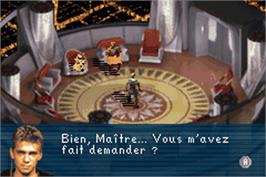 In game image of Star Wars: The New Droid Army on the Nintendo Game Boy Advance.