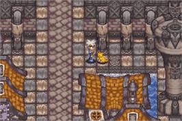 In game image of Summon Night: Swordcraft Story on the Nintendo Game Boy Advance.