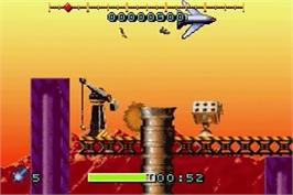 In game image of Thunderbirds - International Rescue on the Nintendo Game Boy Advance.