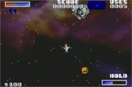 In game image of Ultimate Arcade Games on the Nintendo Game Boy Advance.