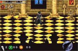 In game image of Van Helsing on the Nintendo Game Boy Advance.