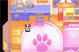 In game image of Wanko Mix Chiwanko World on the Nintendo Game Boy Advance.