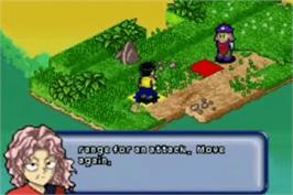 In game image of Yu Yu Hakusho Tournament Tactics on the Nintendo Game Boy Advance.