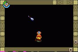 In game image of Zelda II: The Adventure of Link on the Nintendo Game Boy Advance.