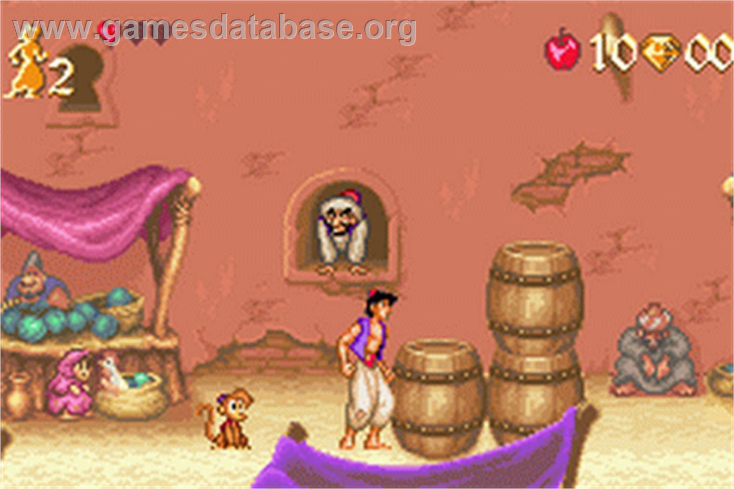 Aladdin - Nintendo Game Boy Advance - Artwork - In Game
