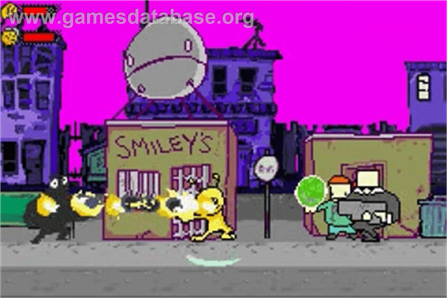 Alien Hominid - Nintendo Game Boy Advance - Artwork - In Game