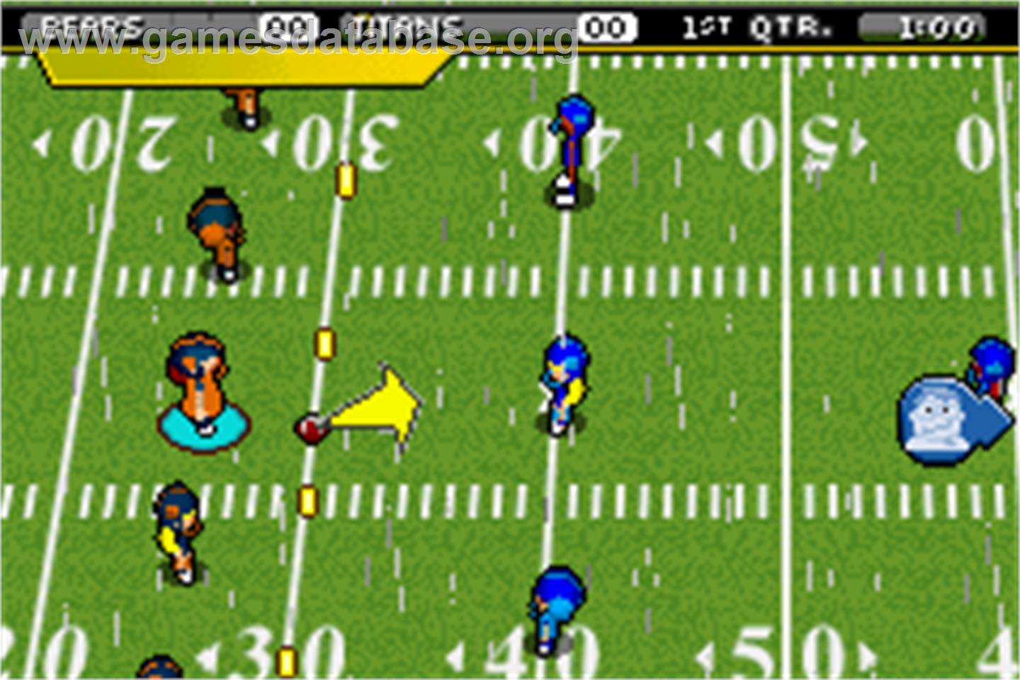 Backyard Football - Nintendo Game Boy Advance - Artwork - In Game