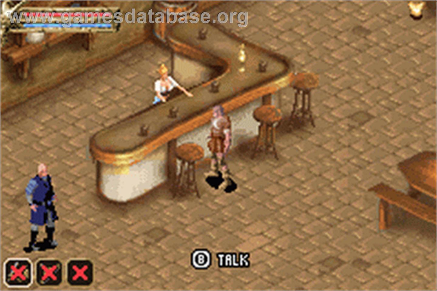 Baldur's Gate - Dark Alliance - Nintendo Game Boy Advance - Artwork - In Game