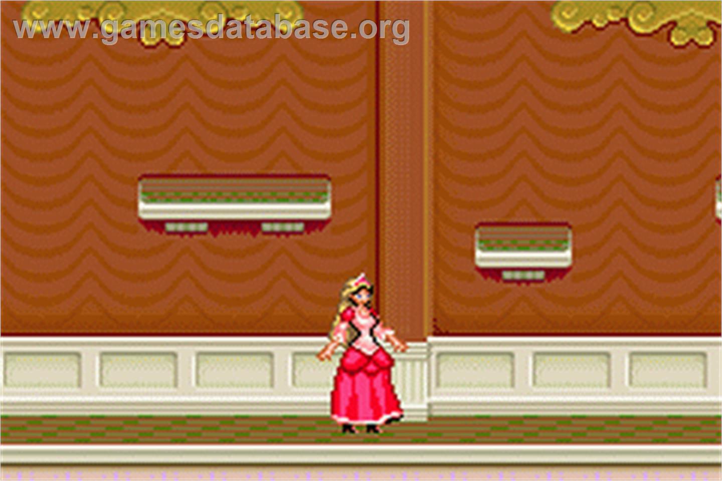Barbie in The 12 Dancing Princesses - Nintendo Game Boy Advance - Artwork - In Game