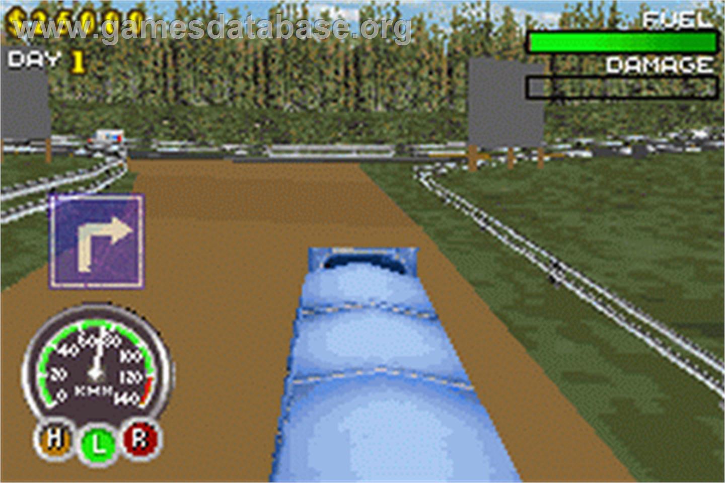 Big Mutha Truckers - Nintendo Game Boy Advance - Artwork - In Game