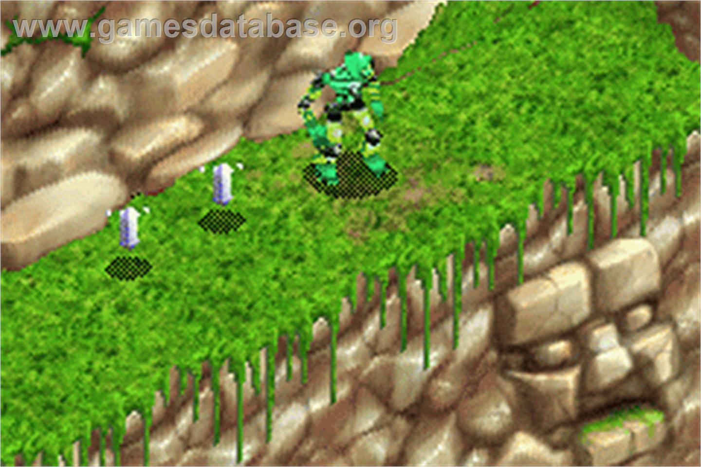 Bionicle: Maze of Shadows - Nintendo Game Boy Advance - Artwork - In Game