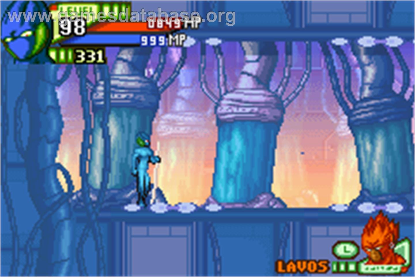 Blue Angelo - Angels From The Shrine - Nintendo Game Boy Advance - Artwork - In Game