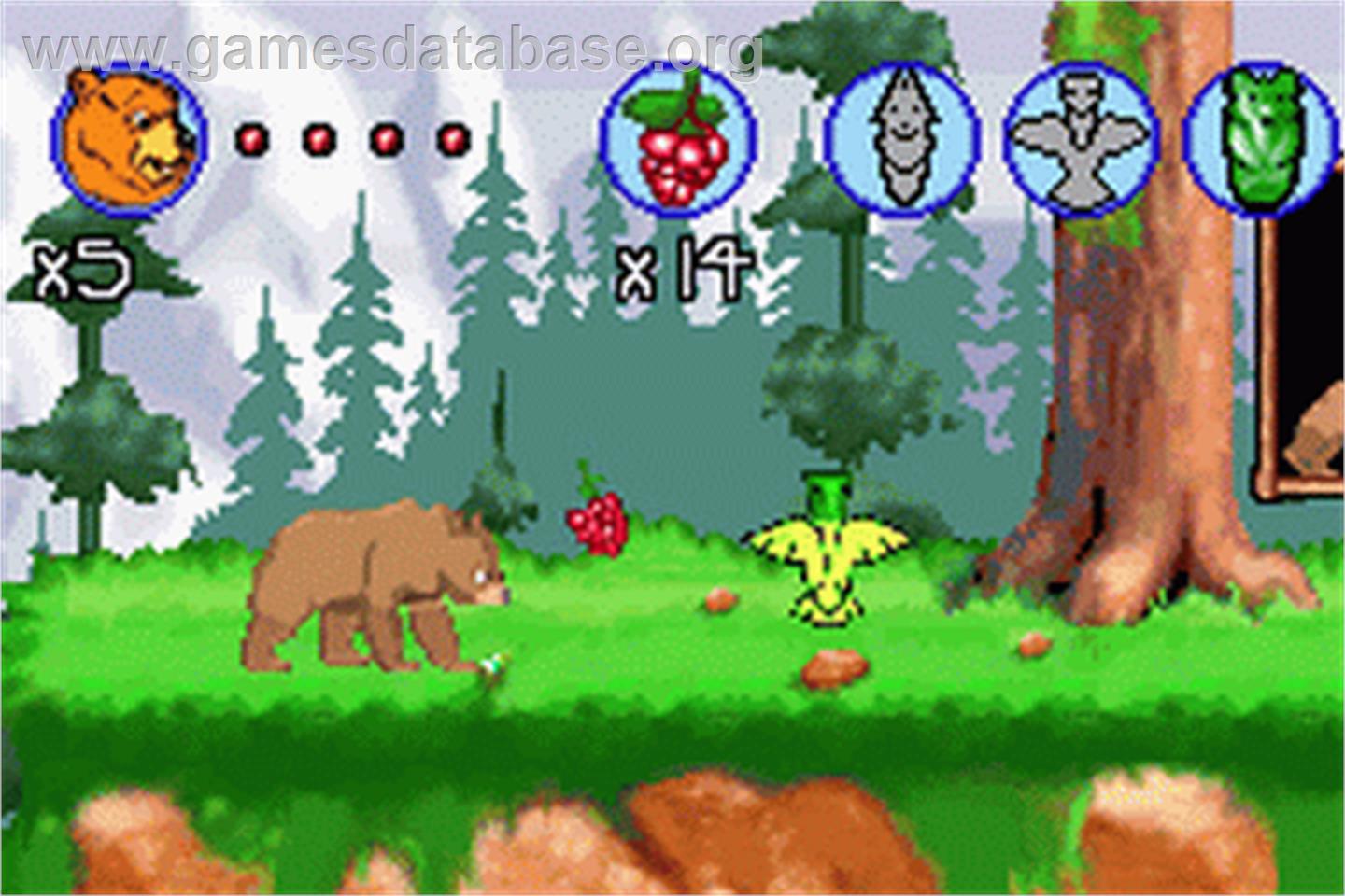 Brother Bear - Nintendo Game Boy Advance - Artwork - In Game