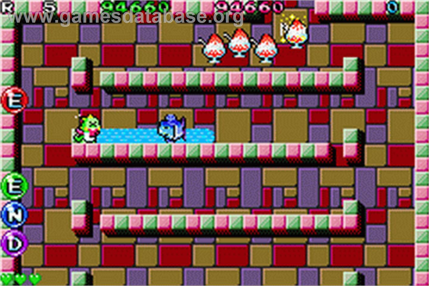 Bubble Bobble Old & New - Nintendo Game Boy Advance - Artwork - In Game