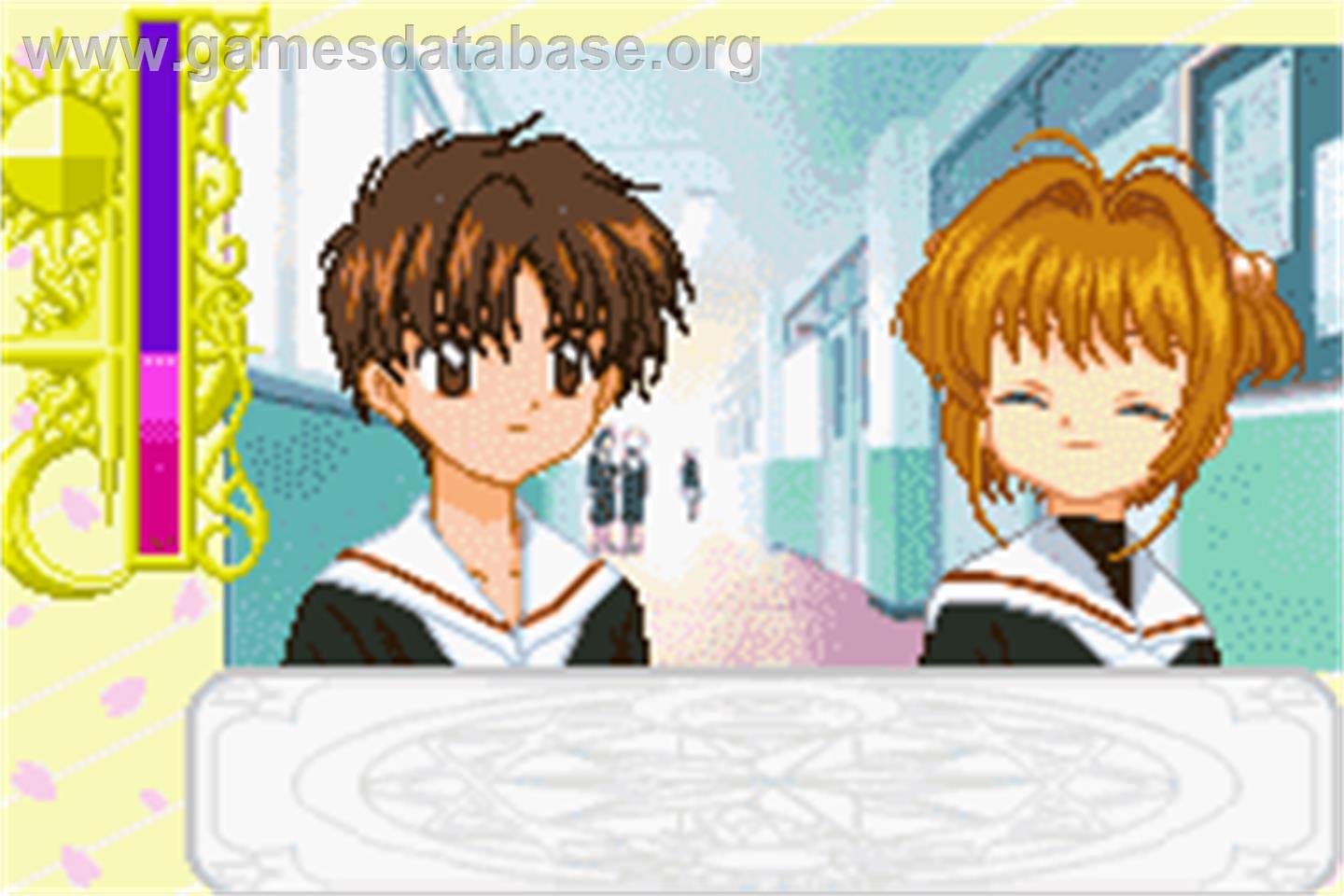 Cardcaptor Sakura - Sakura Card Hen - Sakura To Card To Otomodachi - Nintendo Game Boy Advance - Artwork - In Game