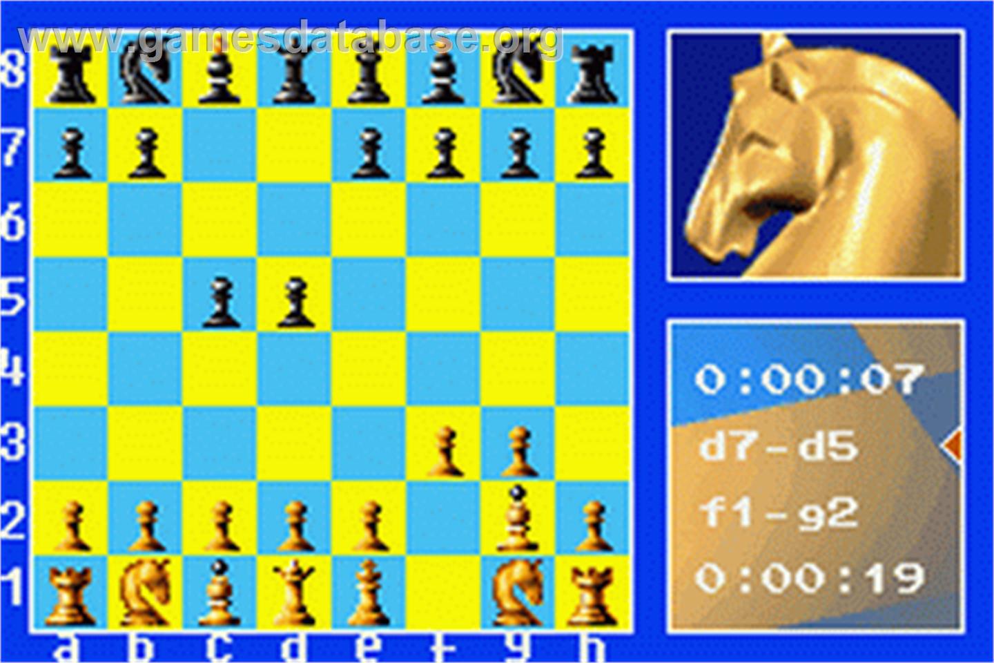 Chessmaster - Nintendo Game Boy Advance - Artwork - In Game