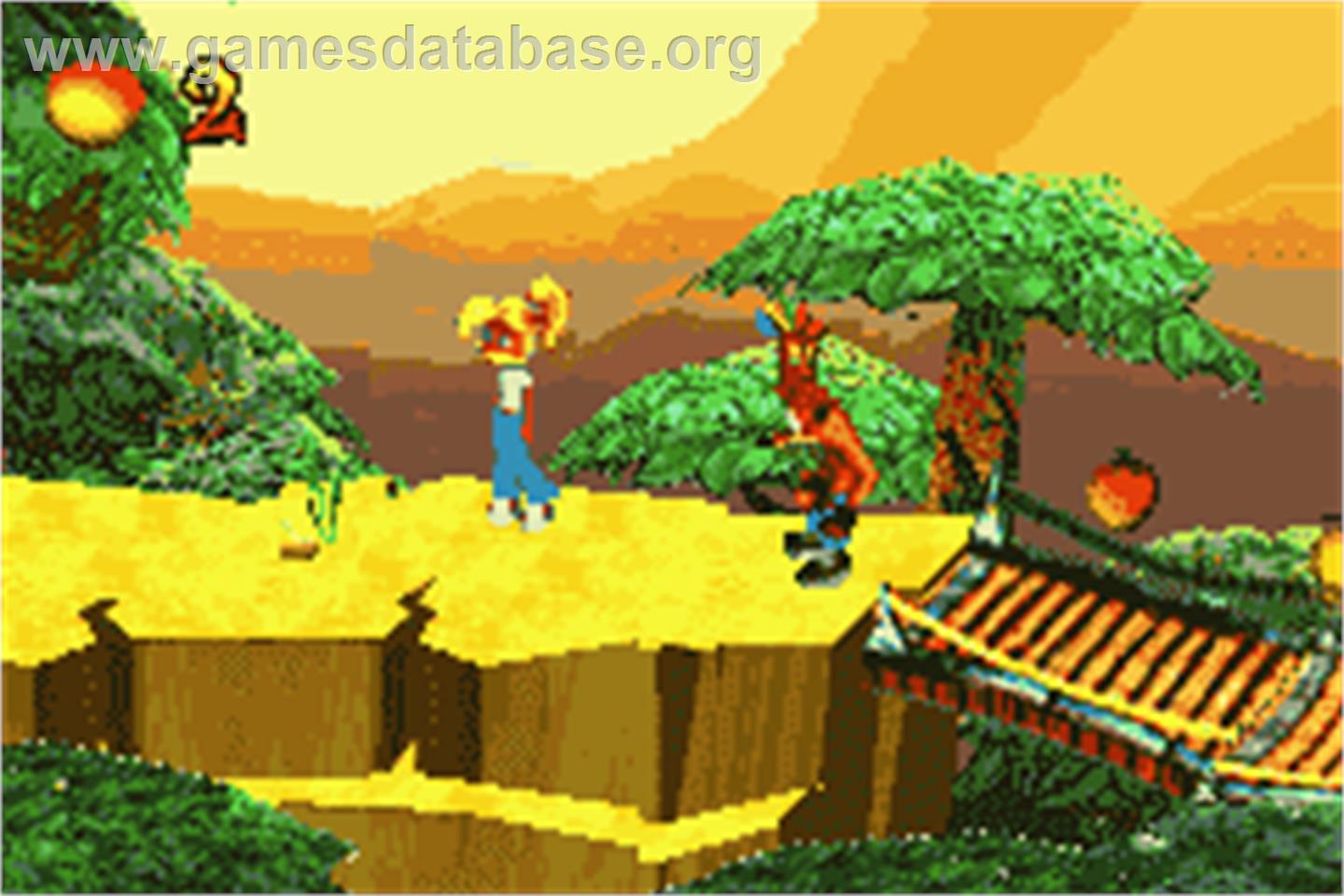 Crash Bandicoot Purple: Ripto's Rampage - Nintendo Game Boy Advance - Artwork - In Game