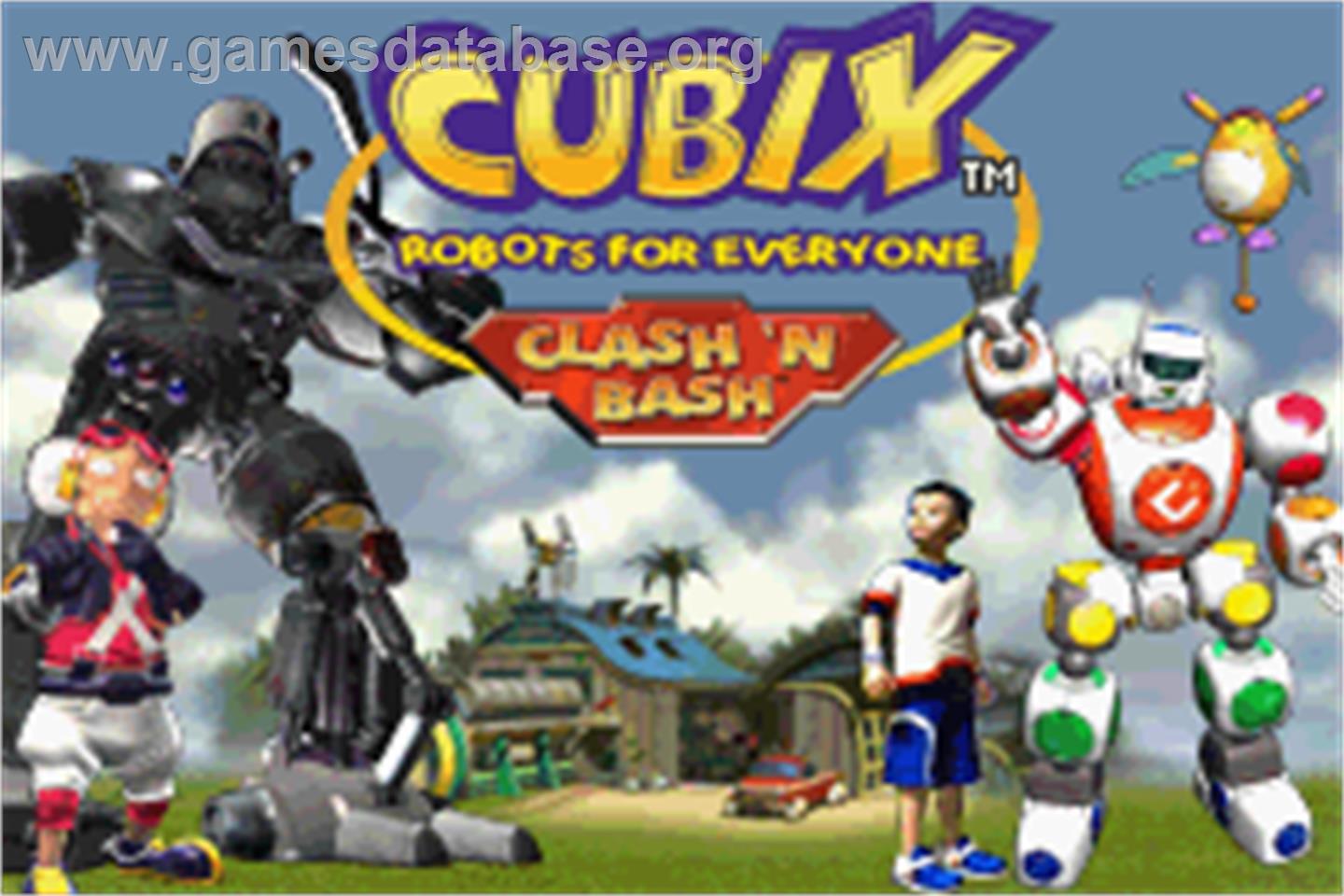 Cubix - Robots For Everyone - Clash 'n Bash - Nintendo Game Boy Advance - Artwork - In Game