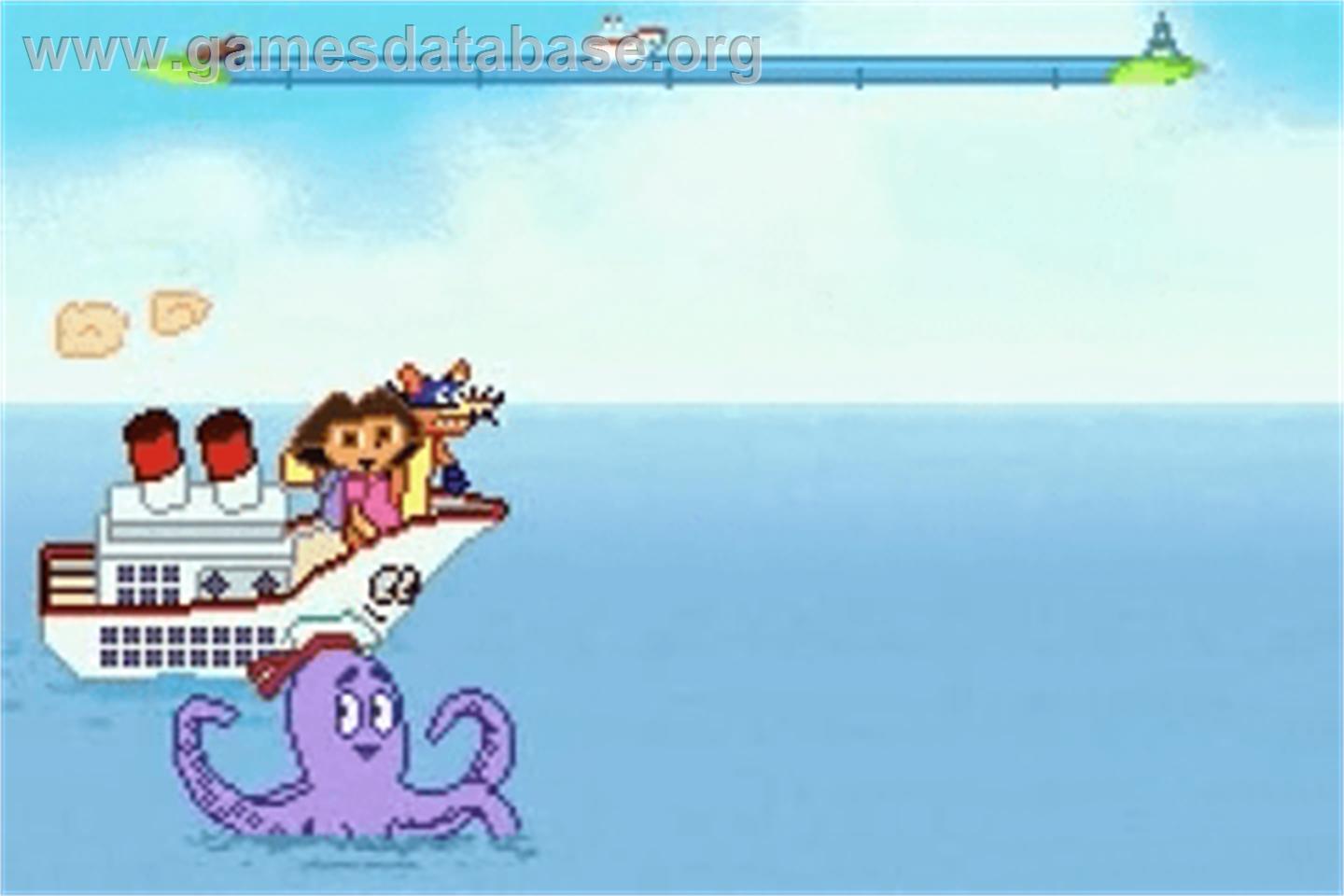 Dora The Explorer - Dora's World Adventure! - Nintendo Game Boy Advance - Artwork - In Game