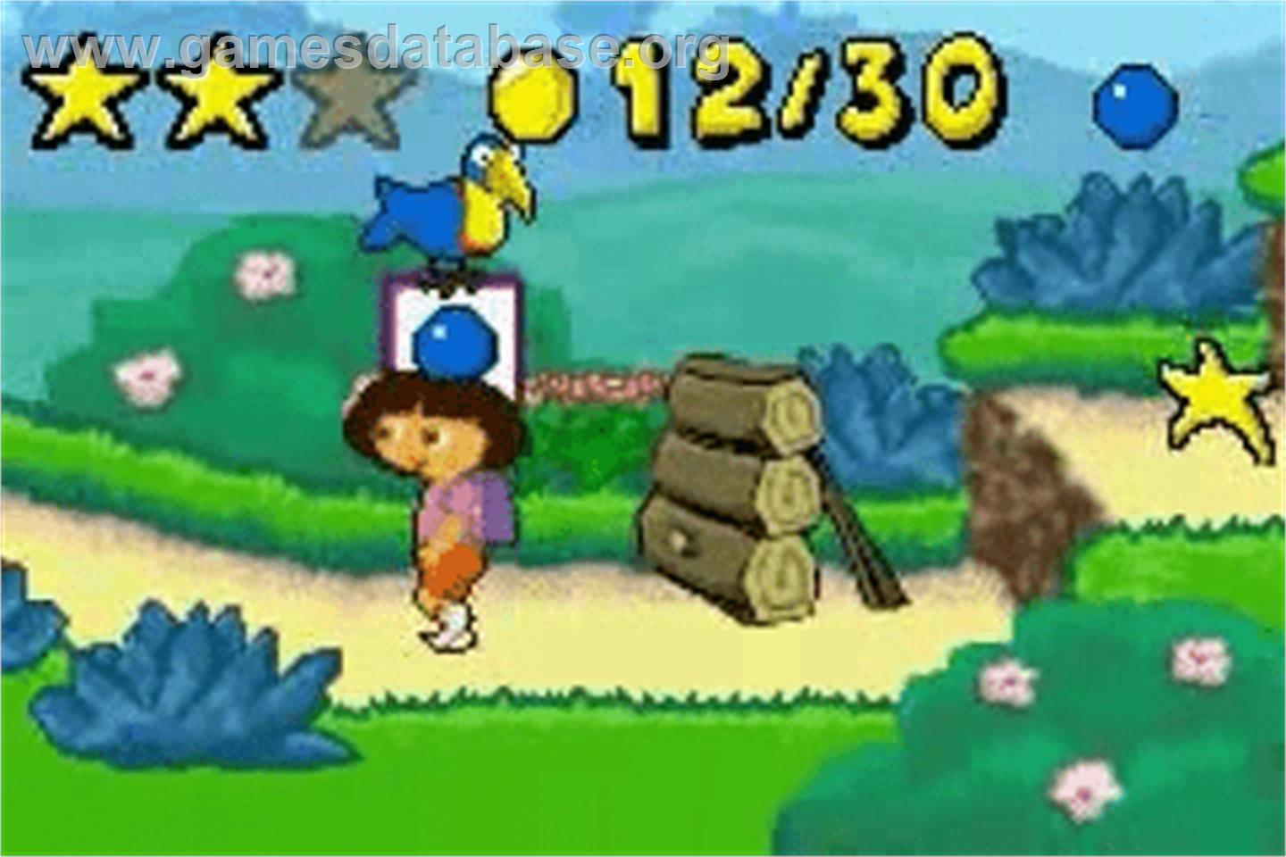 Dora The Explorer - The Search For The Pirate Pig's Treasure - Nintendo Game Boy Advance - Artwork - In Game