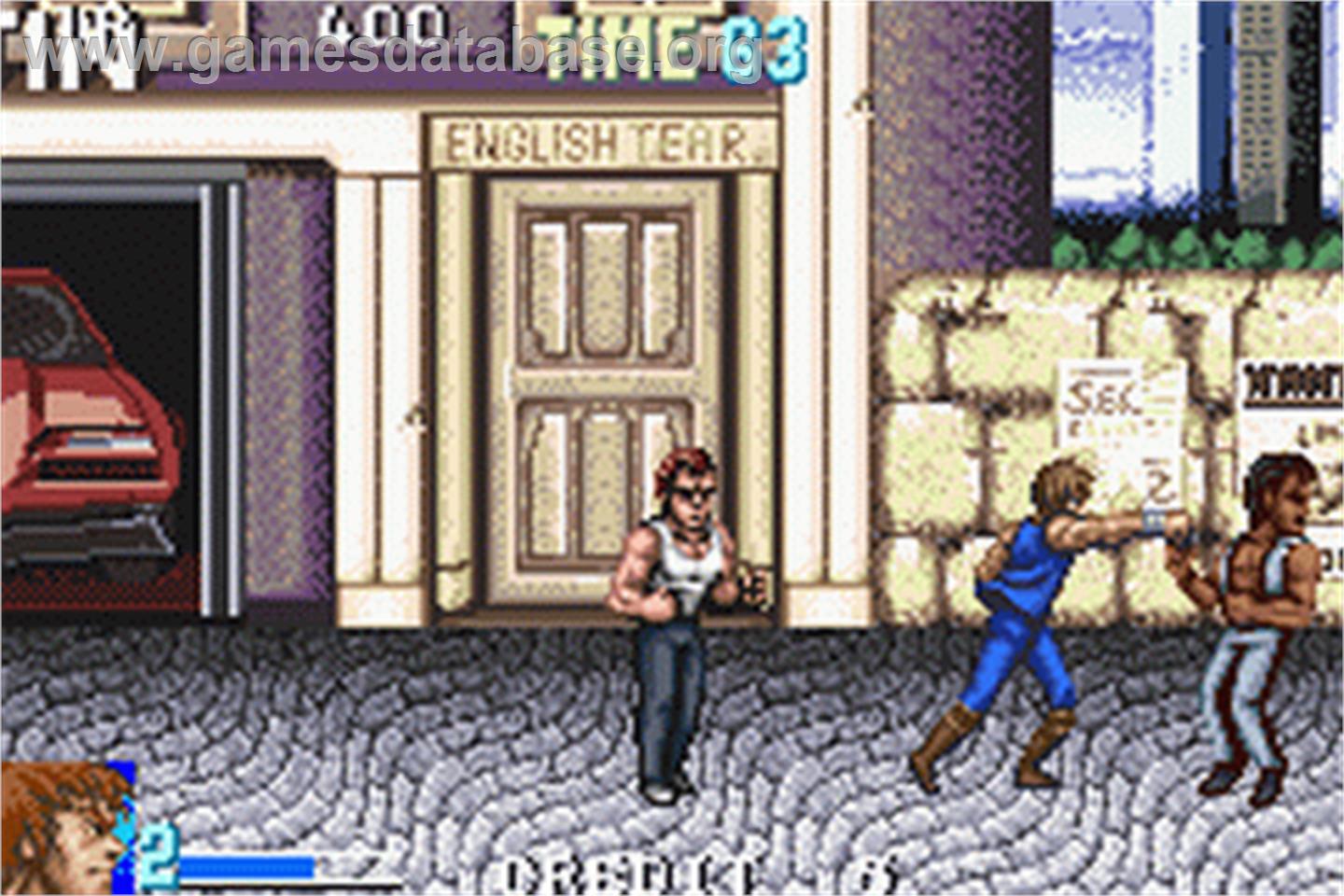 Double Dragon Advance - Nintendo Game Boy Advance - Artwork - In Game