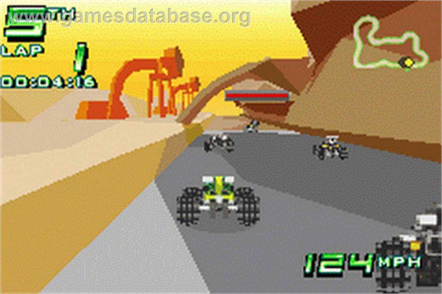 Drome Racers - Nintendo Game Boy Advance - Artwork - In Game