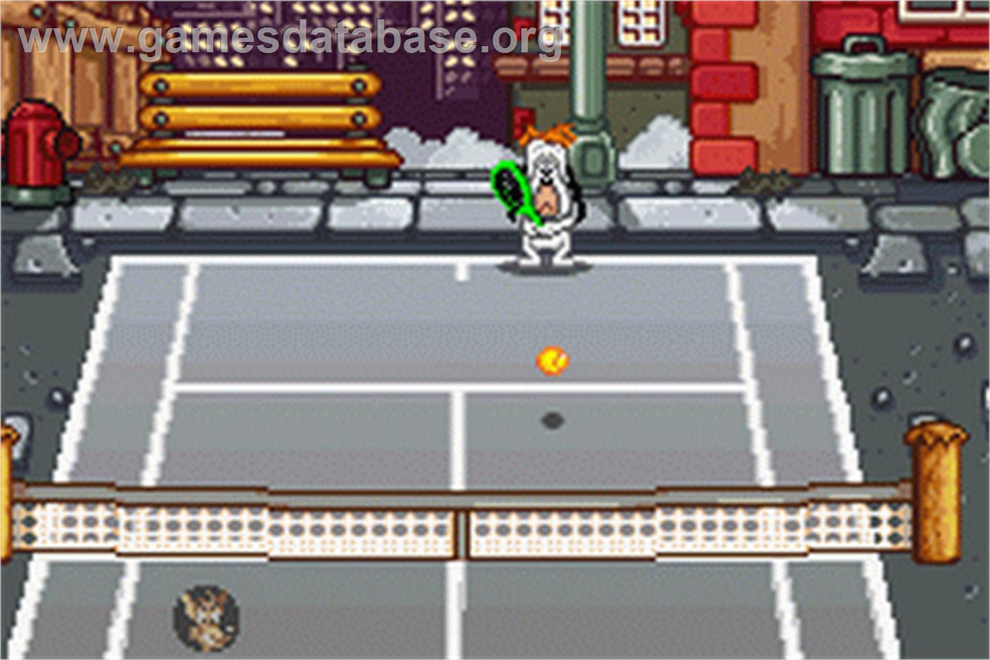 Droopy's Tennis Open - Nintendo Game Boy Advance - Artwork - In Game