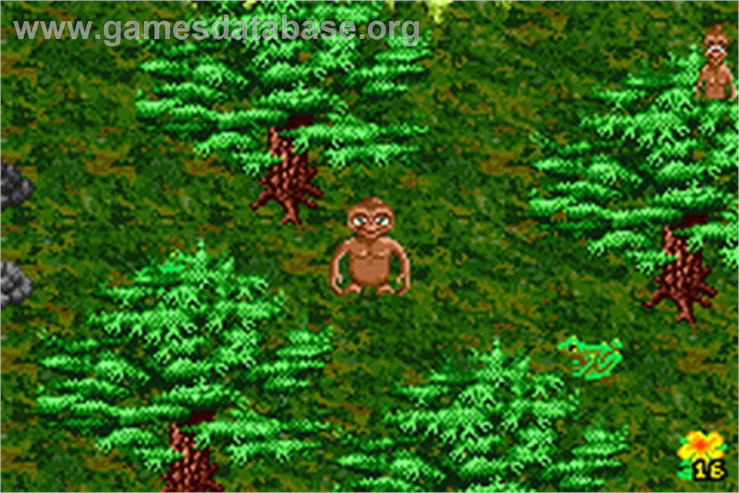 E.T. The Extra-terrestrial - Nintendo Game Boy Advance - Artwork - In Game