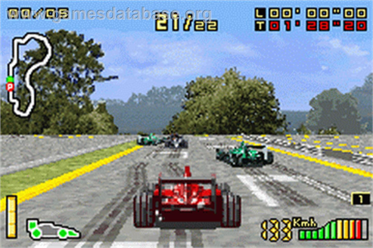 F1 2002 - Nintendo Game Boy Advance - Artwork - In Game