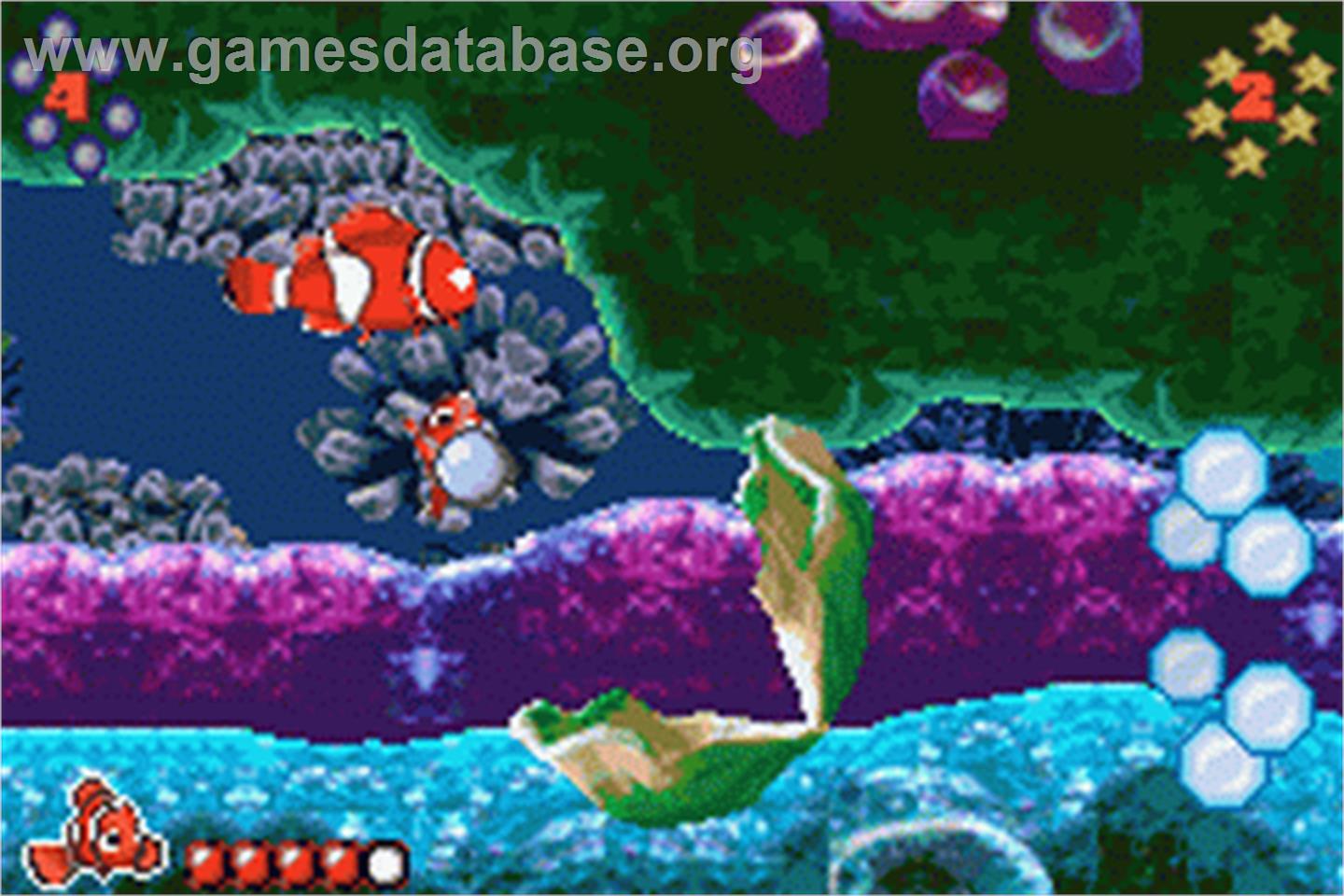 Finding Nemo - Nintendo Game Boy Advance - Artwork - In Game
