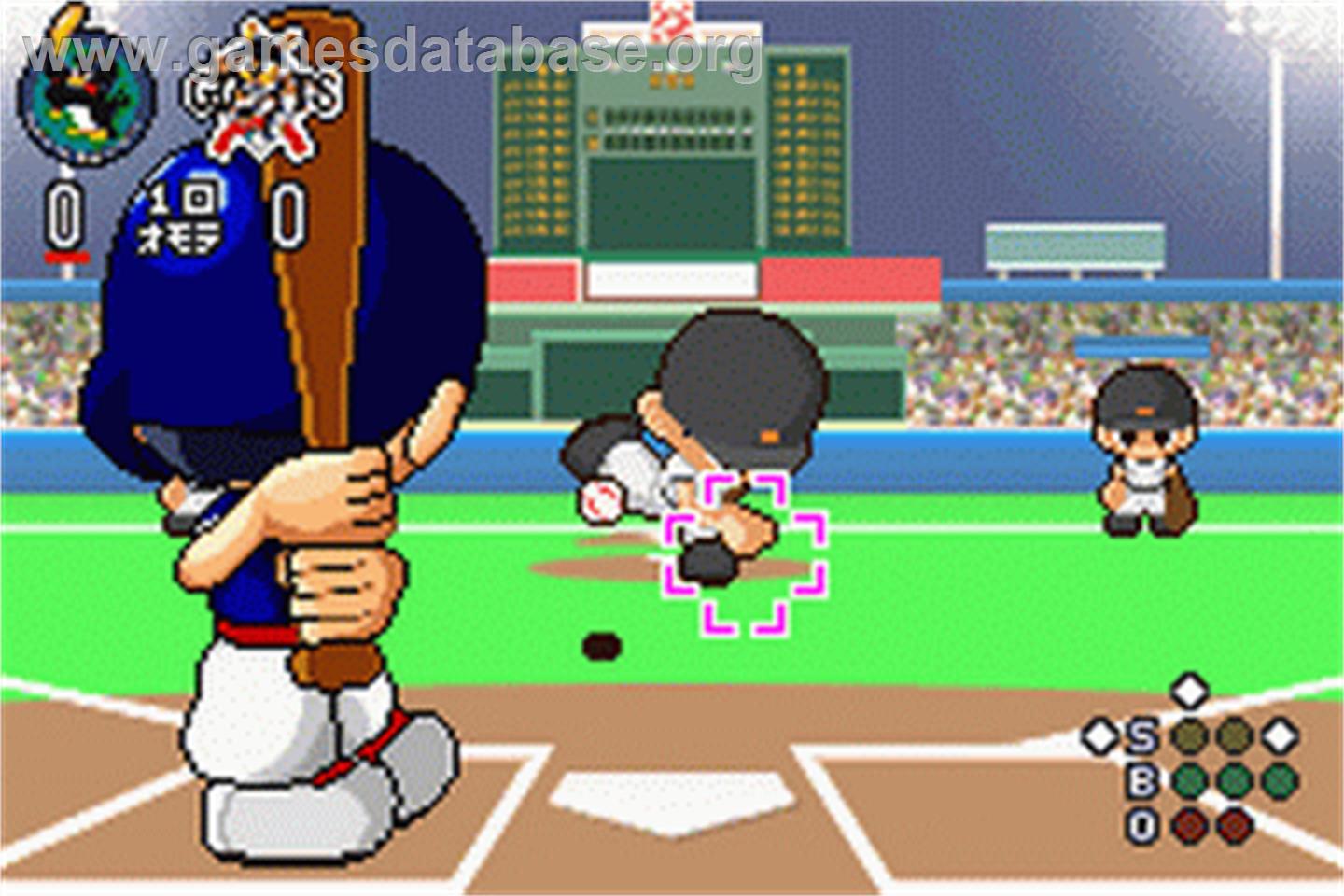 Gachinko Pro Yakyuu - Nintendo Game Boy Advance - Artwork - In Game
