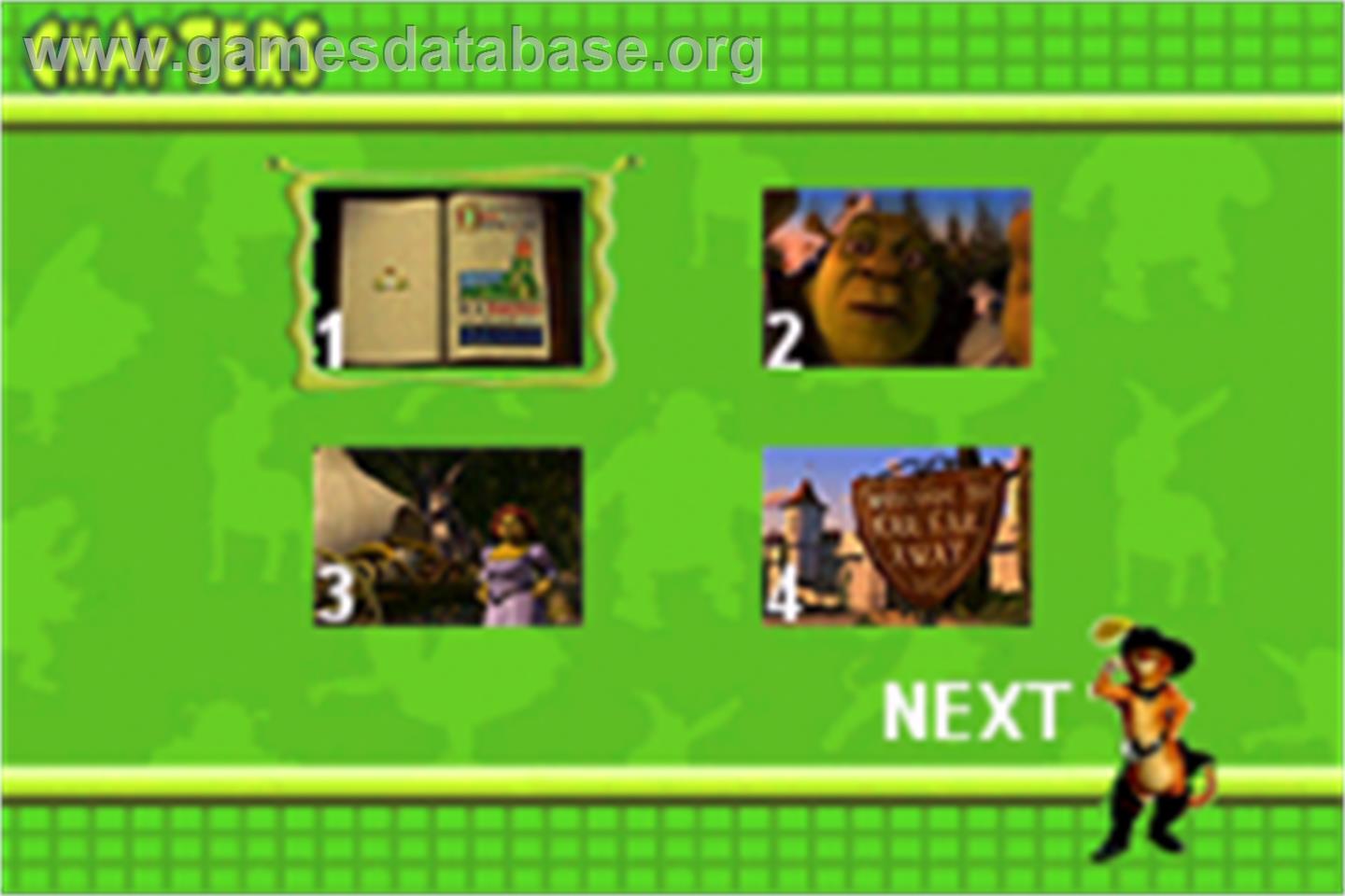Game Boy Advance Video - Shrek 2 - Nintendo Game Boy Advance - Artwork - In Game