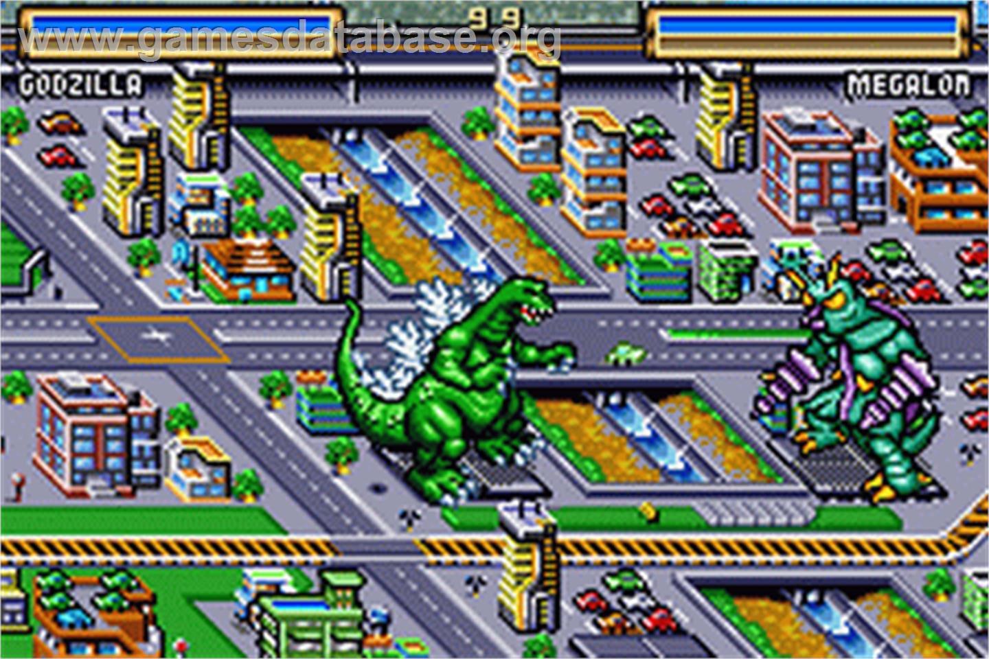 Godzilla: Domination - Nintendo Game Boy Advance - Artwork - In Game