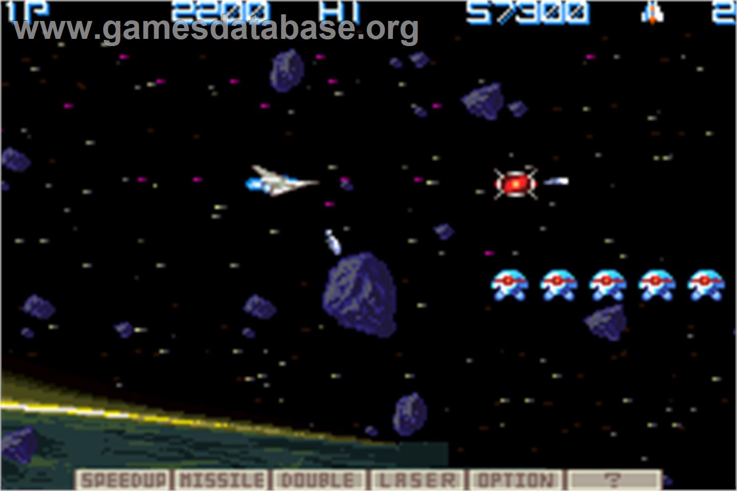 Gradius Galaxies - Nintendo Game Boy Advance - Artwork - In Game