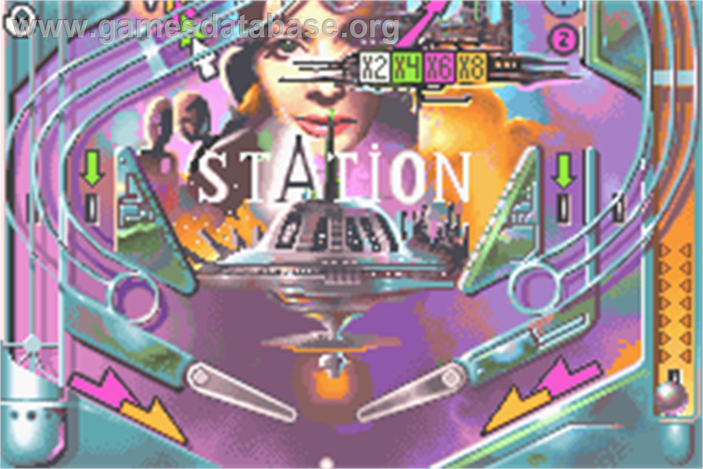 Hardcore Pinball - Nintendo Game Boy Advance - Artwork - In Game