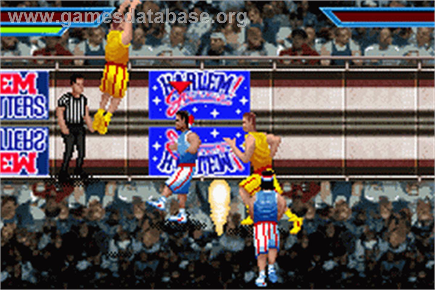 Harlem Globetrotters: World Tour - Nintendo Game Boy Advance - Artwork - In Game