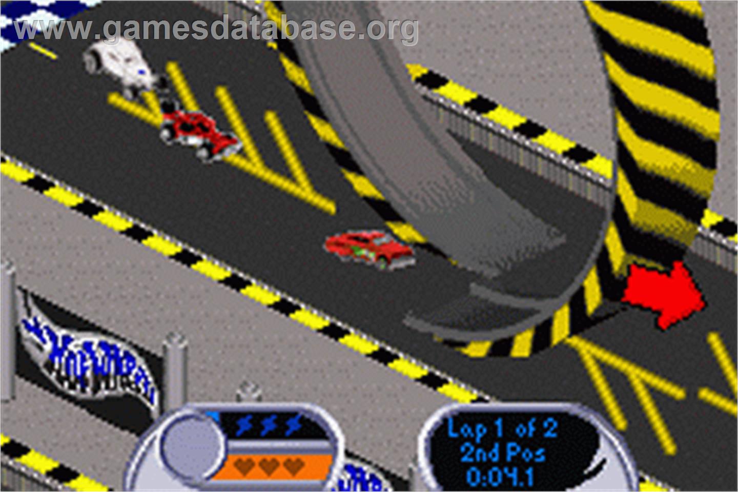 Hot Wheels: Velocity X - Nintendo Game Boy Advance - Artwork - In Game