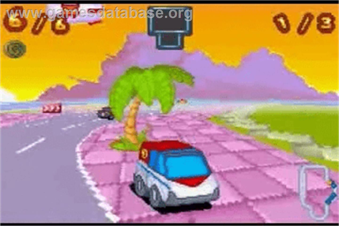 Inspector Gadget Racing - Nintendo Game Boy Advance - Artwork - In Game