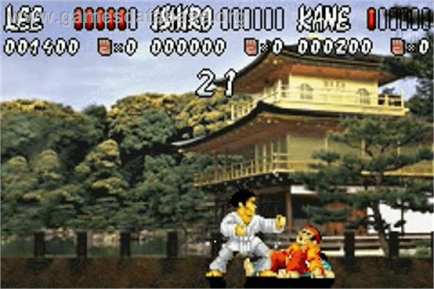 International Karate Advanced - Nintendo Game Boy Advance - Artwork - In Game