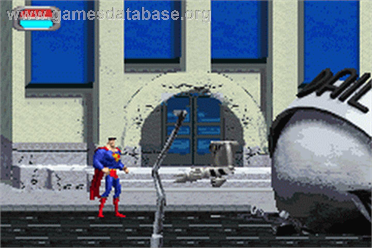 Justice League: Injustice for All - Nintendo Game Boy Advance - Artwork - In Game