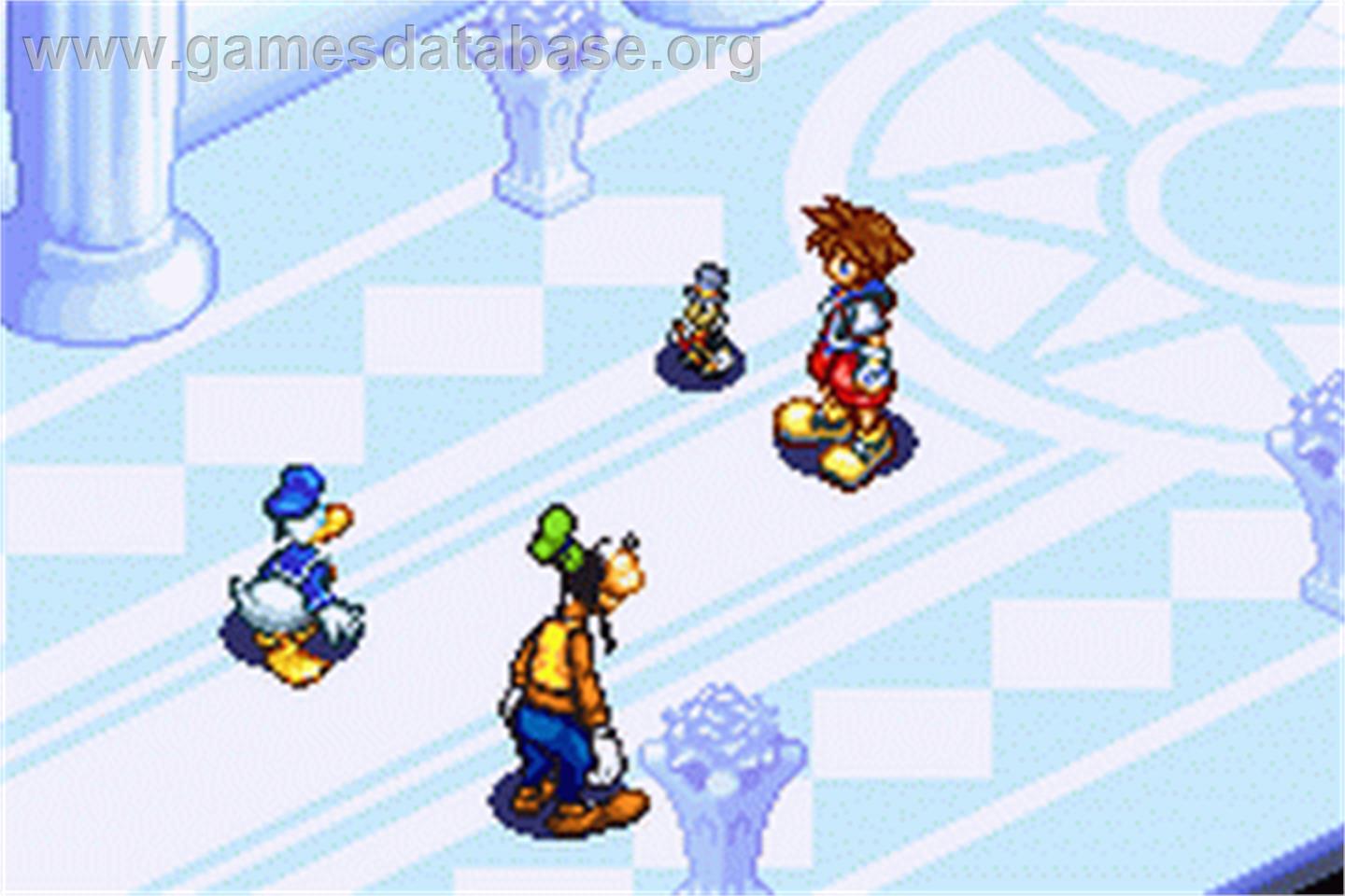 Kingdom Hearts - Chain Of Memories - Nintendo Game Boy Advance - Artwork - In Game