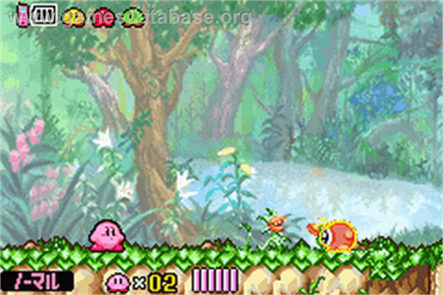 Kirby And The Amazing Mirror - Nintendo Game Boy Advance - Artwork - In Game