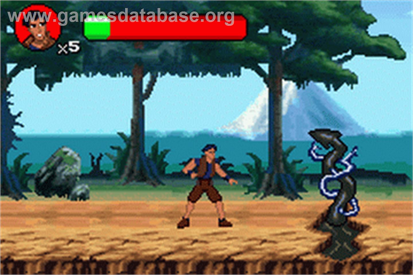 Kong - King In Atlantis - Nintendo Game Boy Advance - Artwork - In Game
