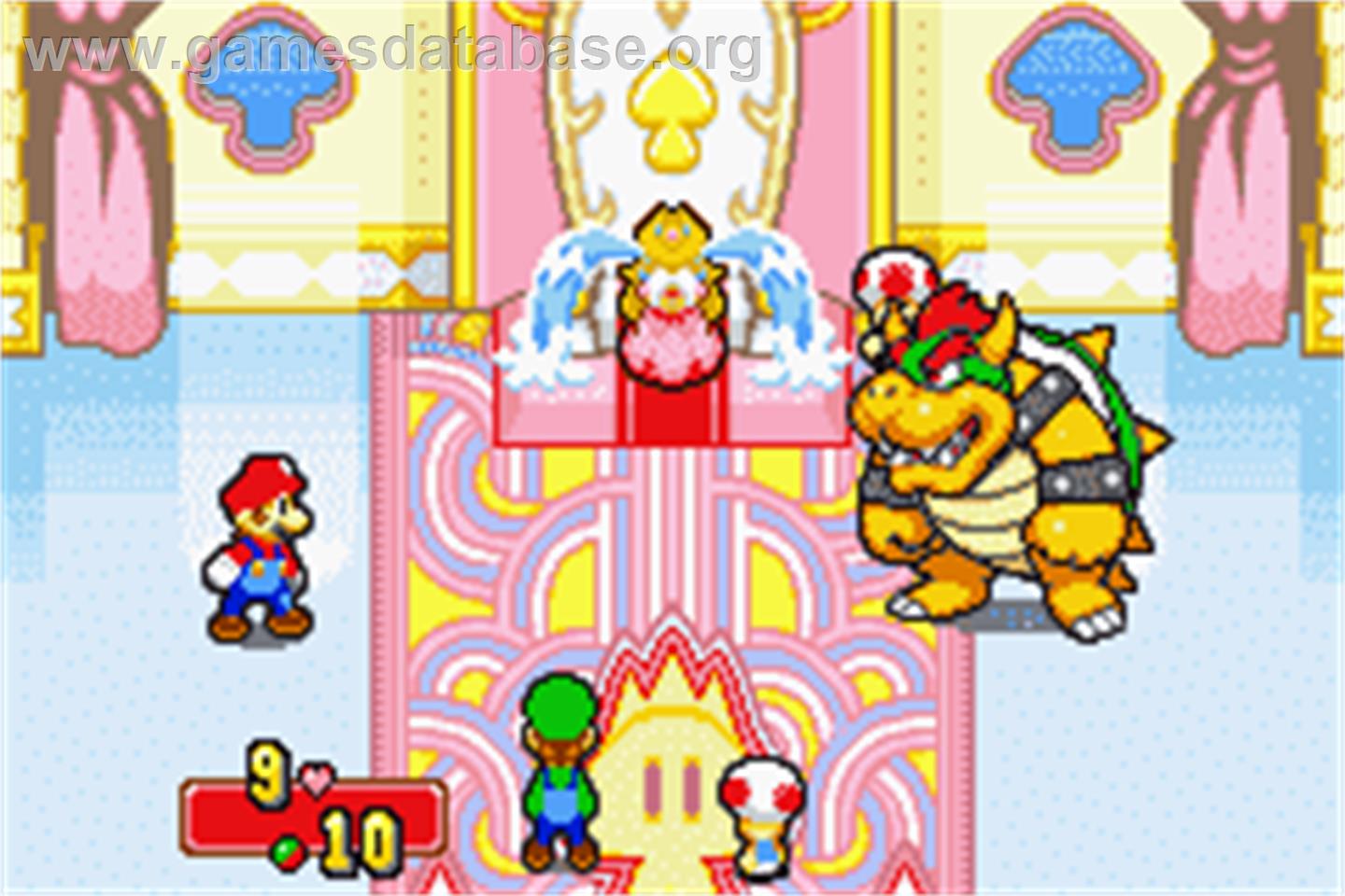 Mario And Luigi - Superstar Saga - Nintendo Game Boy Advance - Artwork - In Game