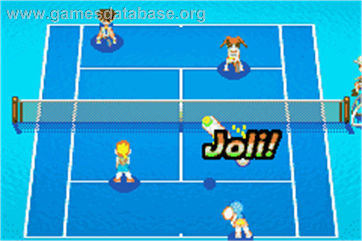 Mario Tennis: Power Tour - Nintendo Game Boy Advance - Artwork - In Game