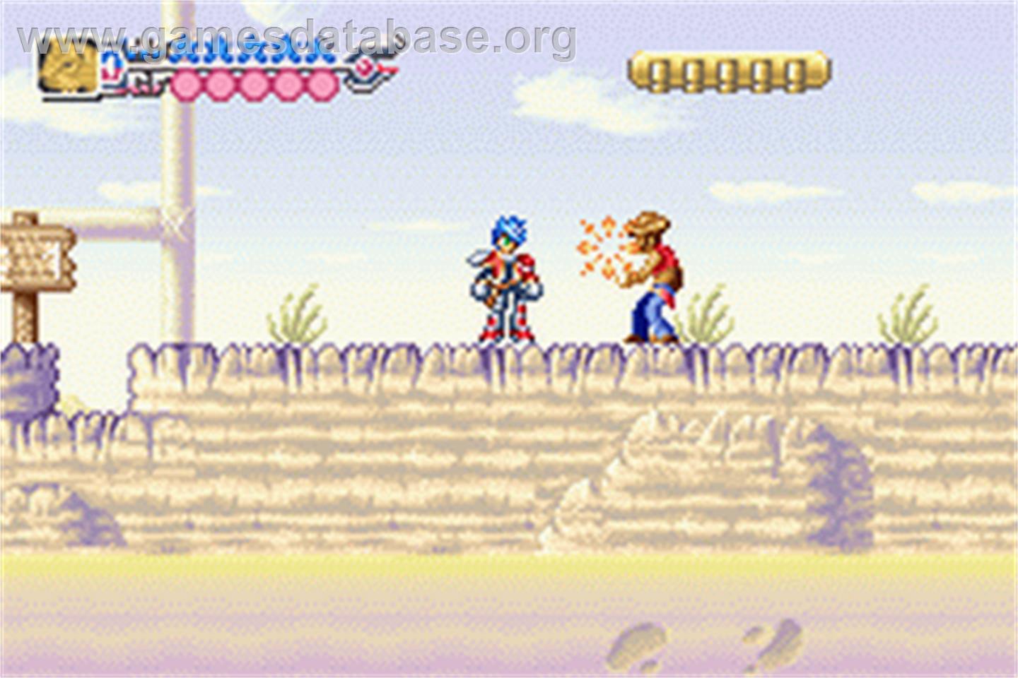 Metalgun Slinger - Nintendo Game Boy Advance - Artwork - In Game
